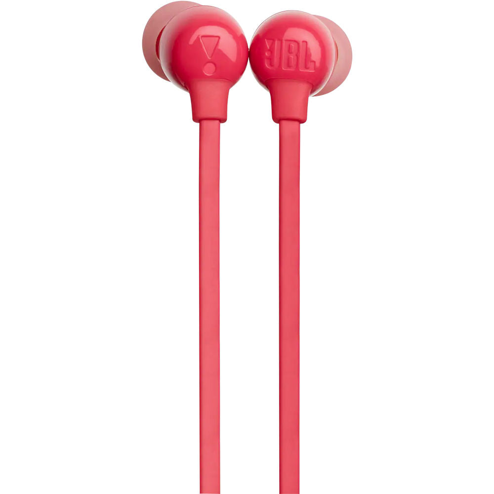 JBL Tune 115BT In-Ear Wireless Headphone with 3-Button Mic/Remote, Flat Cable, Coral