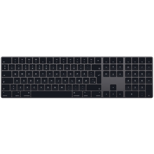 Apple Magic Keyboard w/ Number Keypad - Danish - Space Gray