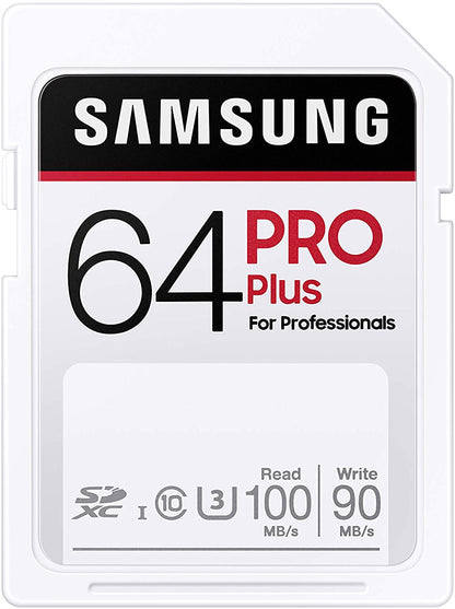 SAMSUNG PRO Plus SDHC SD Card 64GB (MB-SD64H/AM)