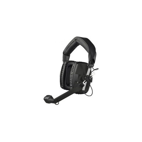 beyerdynamic DT-109-200-400-BLACK Closed Headset with Dynamic Hypercardioid Microphone, 400 Ohms, Black