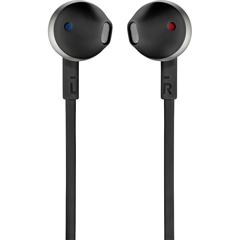 JBL Tune 205 In-Ear Headphone with One- Button Remote/Mic, Black