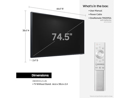 Samsung 75-in The Terrace QLED 4K UHD HDR Smart TV QN75LST7TAFXZA (2020)