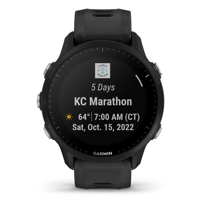 Garmin Forerunner® 955, GPS Running Smartwatch, Tailored to Triathletes, Black