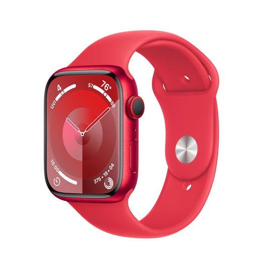 Apple Watch Series 9 GPS + Cellular 45mm (PRODUCT)RED Aluminum Case with (PRODUCT)RED Sport Band - S/M (2023)