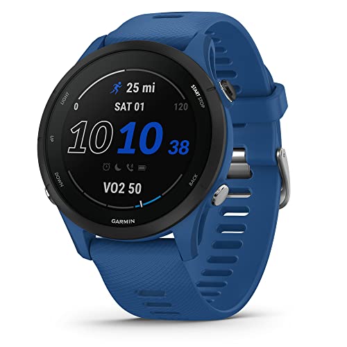 Garmin Forerunner® 255, GPS Running Smartwatch, Tidal Blue