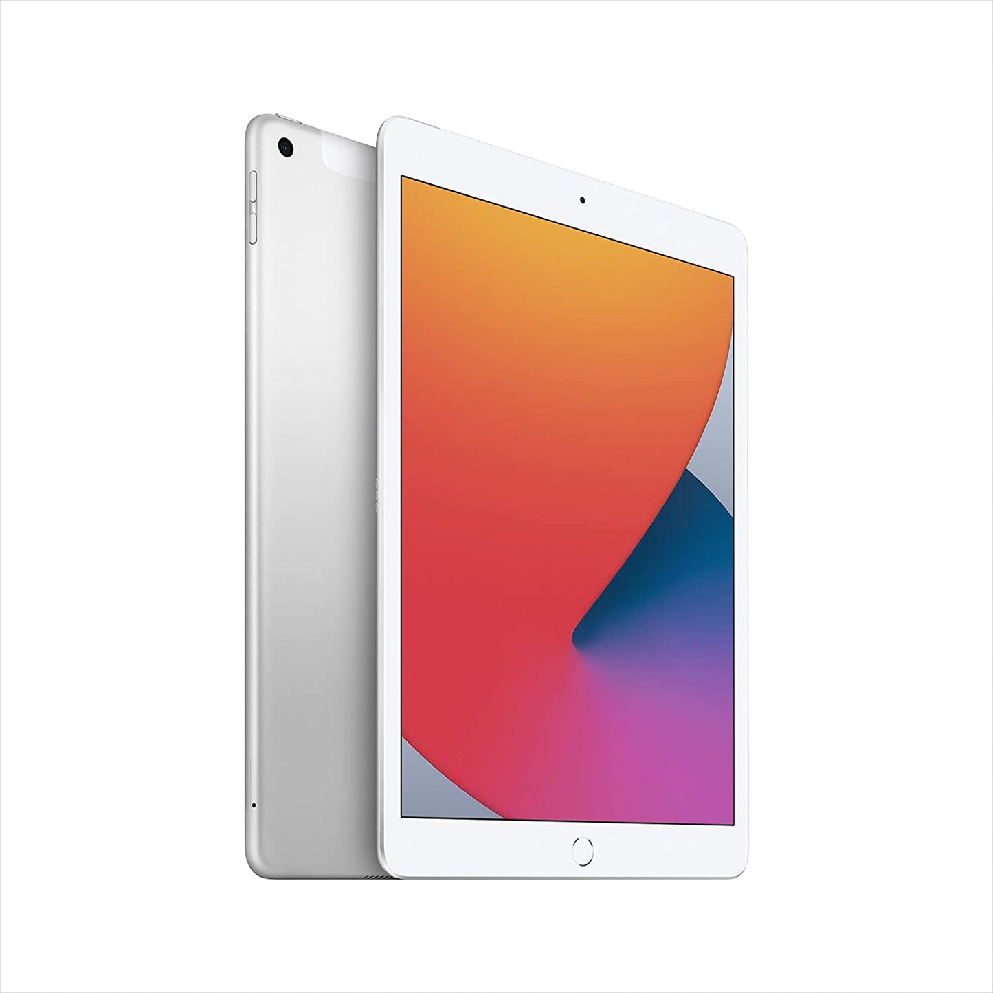 Apple 10.2-inch iPad - Silver (Fall 2020)8th Gen - Side View