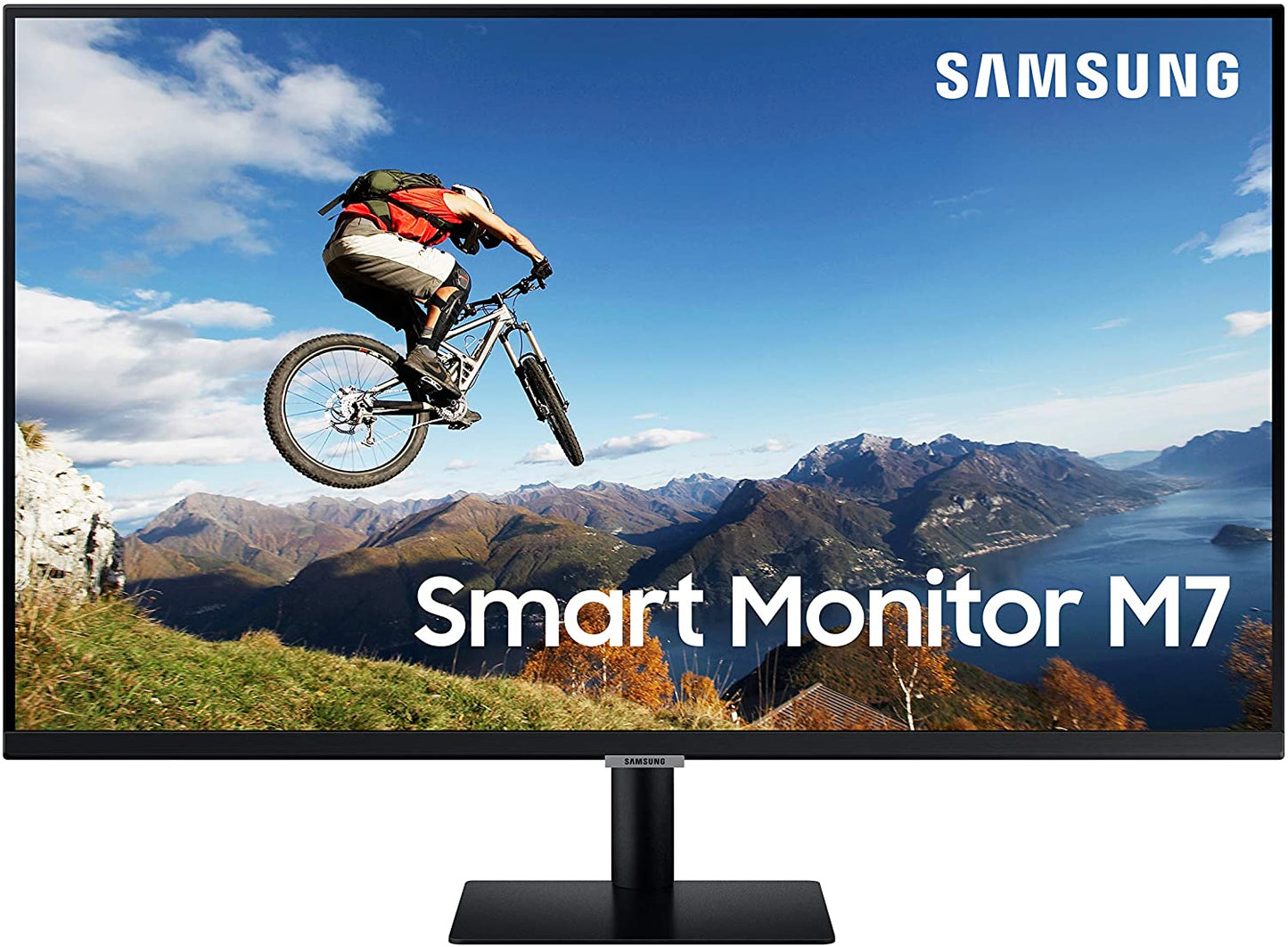 (Open Box) Samsung 32-in SMART Computer Monitor LS32AM702UNXZA