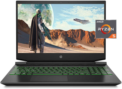 HP Pavilion 15.6-in Gaming Laptop Computer 15-ec1010nr Ryzen 5 4600H 8GB 512GB GTX 1650 4GB  - Shadow Black