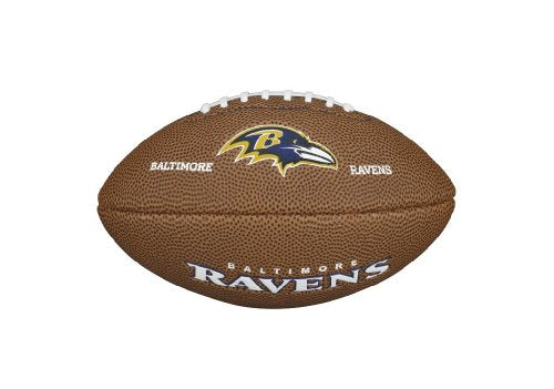 Wilson WTF1533IDBA NFL Team Logo Mini Size Football - Baltimore Ravens