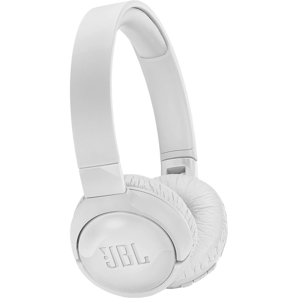 JBL Tune 600BTNC Wireless On-Ear Headphones with Noise Cancellation, White