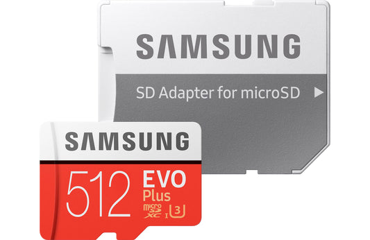 Samsung 512GB EVO Plus V5 NAND microSD MemoryCard