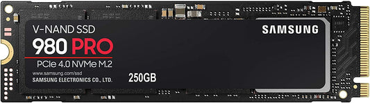 Samsung 980 PRO Series 250GB PCIe Gen4. X4 NVMe Internal SSD (MZ-V8P250B/AM)