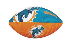 Wilson NFL Miami Dolphins Junior Official American Football Ball