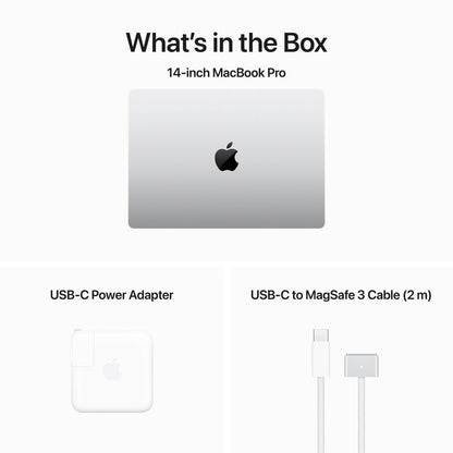 Apple MacBook Pro 14-in - M3 chip - 8C CPU / 10C GPU, 1TB, 8GB, Silver (Fall 2023) - MR7K3LL/A