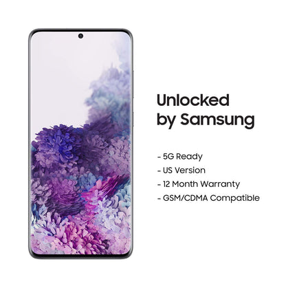 Samsung Galaxy S20+ Unlocked USA 5G Cell Phone - 6.7-in 128GB Gray