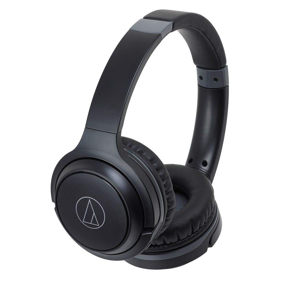 Audio Technica ATH-S200BTBK SonicFuel Wireless On-Ear Headphones, Black