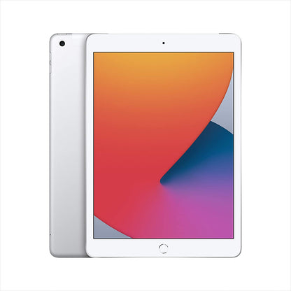 Apple 10.2-inch iPad-Silver (Fall 2020) 8th Gen - Front View