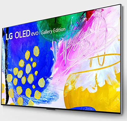 LG 83-in 4K UHD Gallery Edition 120 Hz Smart OLED EVO TV W/ A9 - OLED83G2PUA