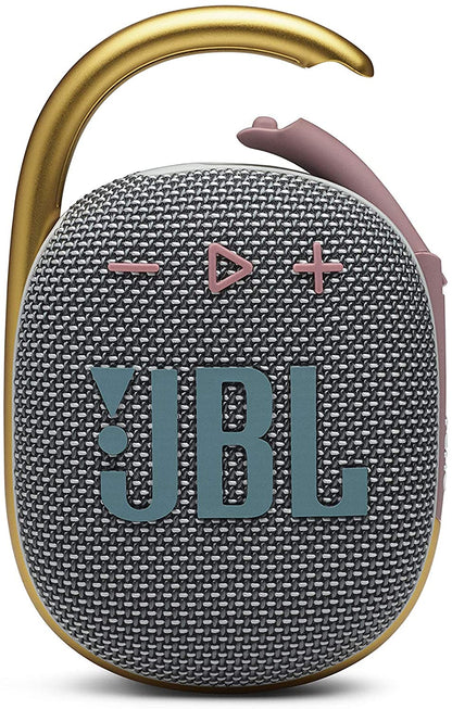 JBL Clip 4 Ultra-portable Waterproof Speaker, Grey