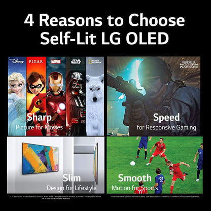 LG A1 48-in 4K UHD OLED 120Hz Smart TV OLED48A1PUA (2021)