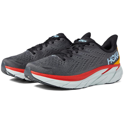 Hoka Clifton 8 Men's (Wide) Everyday Running Shoe - Anthracite / Castlerock - Size 13