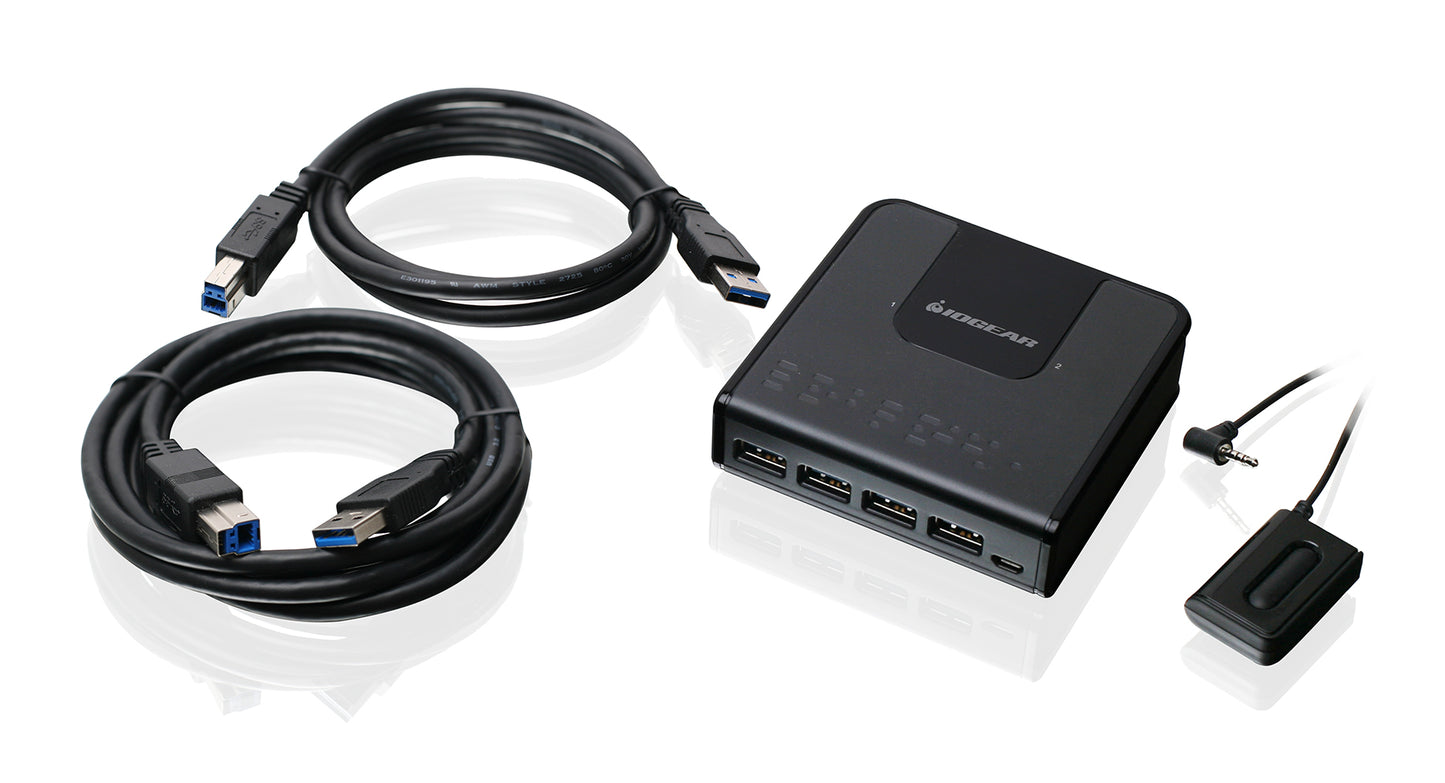 IOGEAR 2x4 USB 3.0 Peripheral Sharing Switch