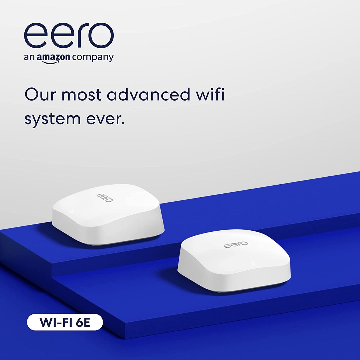 eero Pro 6E Wireless Mesh Router - covers up to 4000 sq/ft (2 pack)