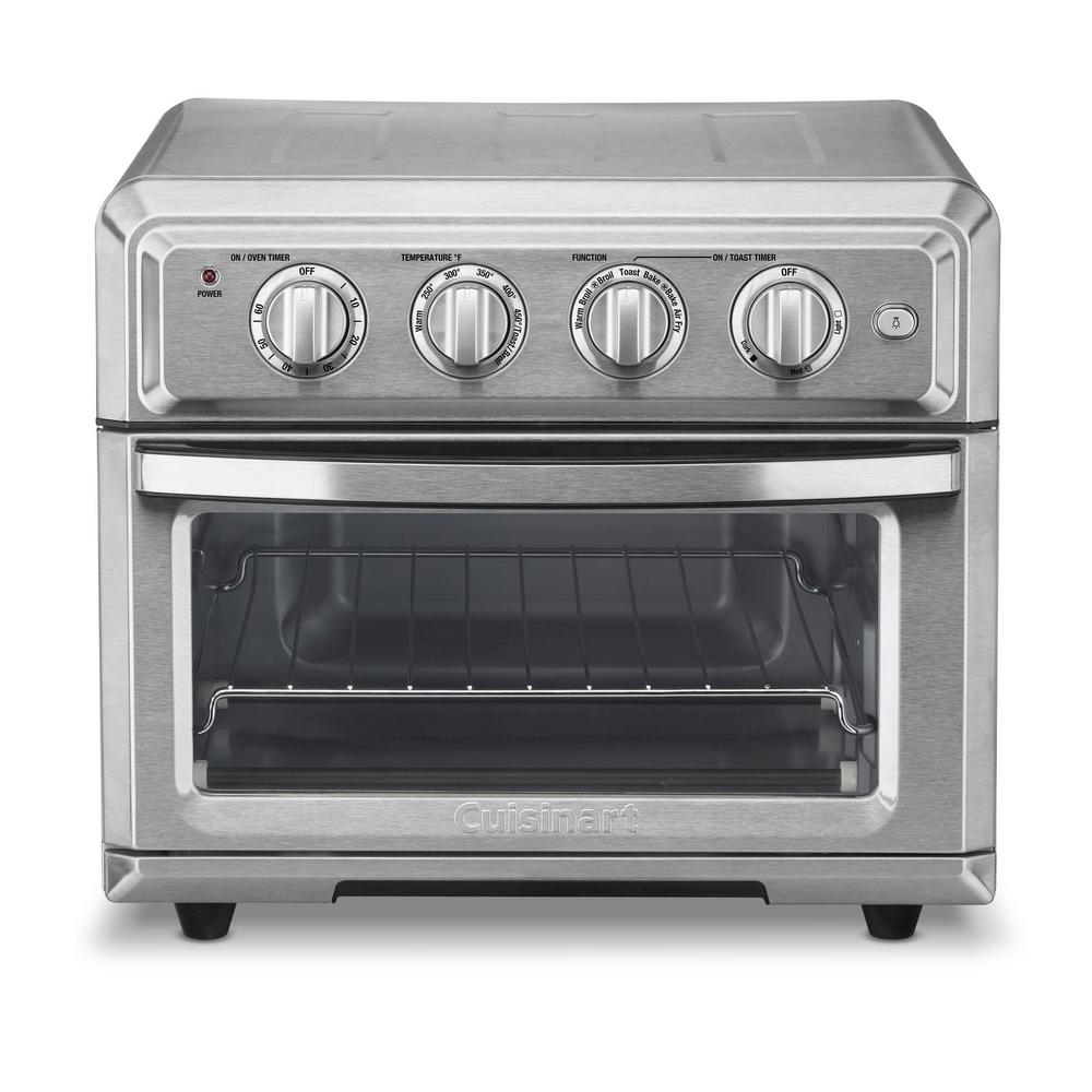 (Open Box) Cuisinart TOA-60 Convection Toaster Oven Air Fryer with Light, Silver