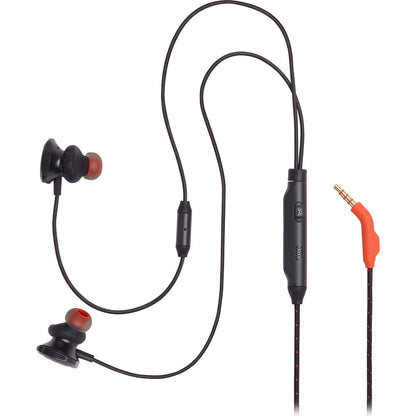 JBL Quantum 50 Wired In-Ear Gaming Earphones with In-Line Controls, Black