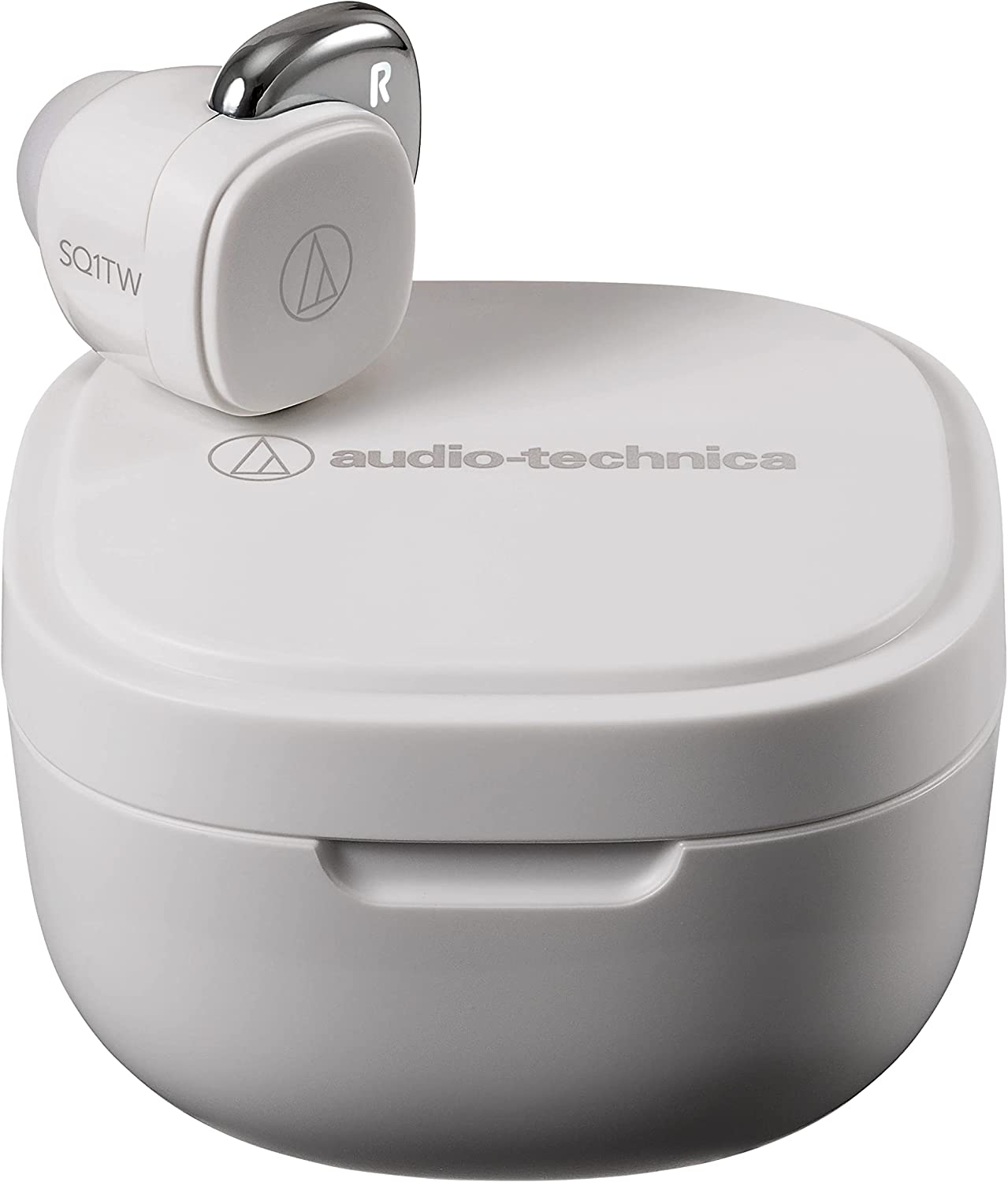 Audio-Technica ATH-SQ1TWBK Wireless in-Ear Headphones, White
