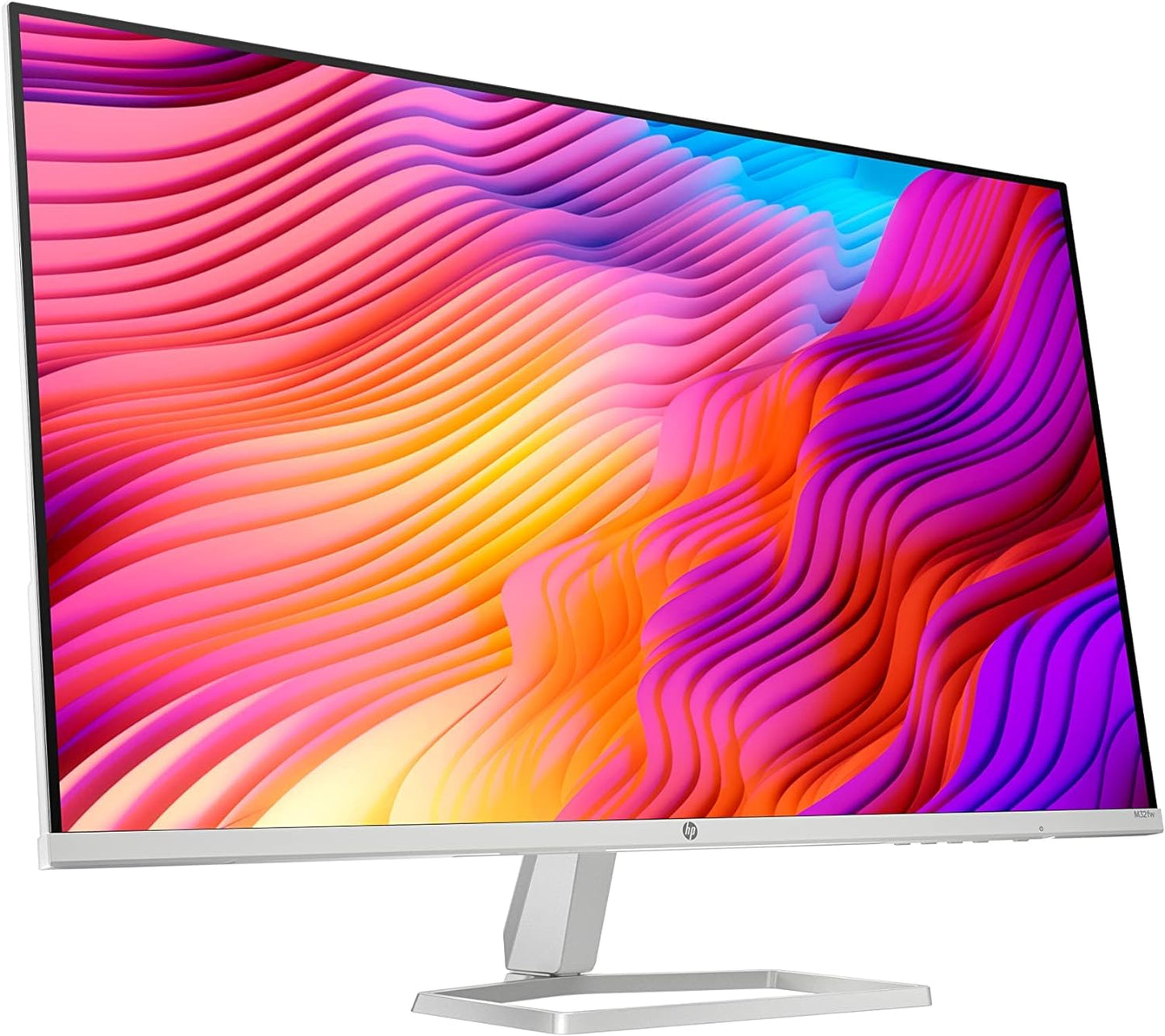 HP M32fw 32-in FHD Computer Monitor, AMD FreeSync, Ceramic White