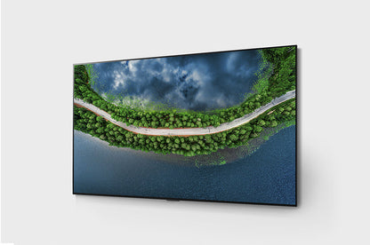 LG 77-in Gallery 4K UHD ThinQ AI OLED TV W/ A9 Gen 3 Intelligent Processor