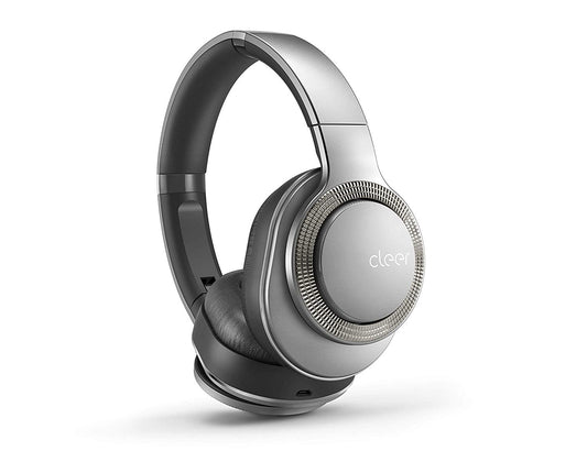 Cleer Flow Wireless Noise Cancelling Headphones - Silver