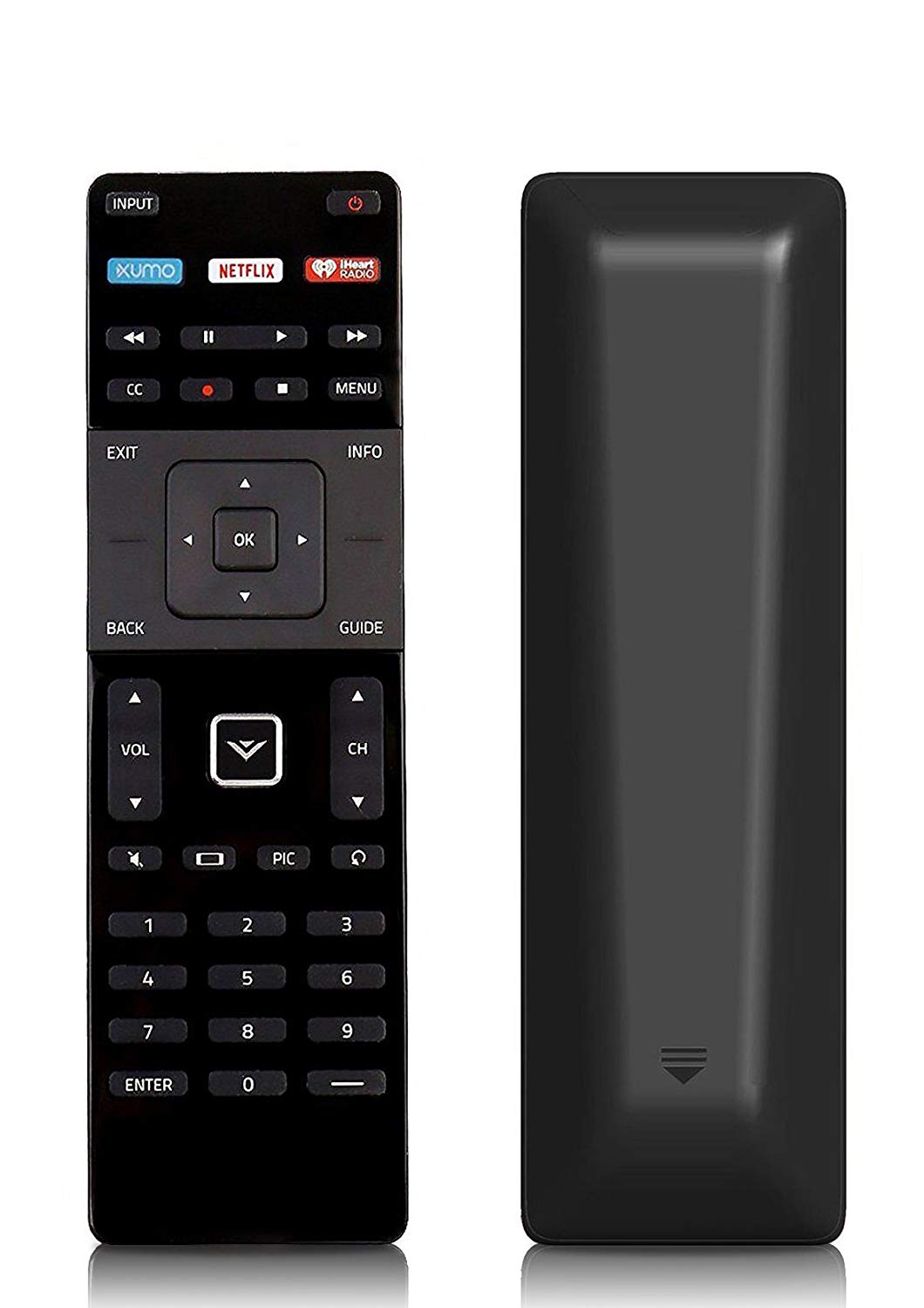 VIZIO XRT122 TV Remote Control with XUMO Short Key