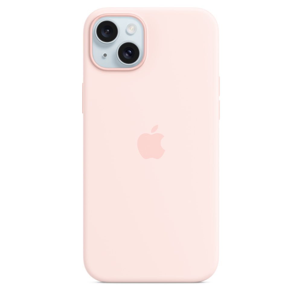 Apple iPhone 15 Plus Silicone Case with MagSafe - Light Pink - MT143ZM/A