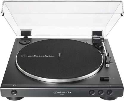 Audio Technica AT-LP60X Fully Automatic Belt-Drive Stereo Turntable, Black