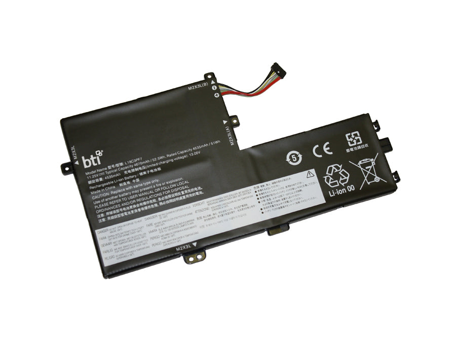 BTI 3-cell 11.25V 4535mAh Li-Ion Internal Laptop Battery for Lenovo - L18M3PF7-BTI