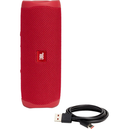 JBL Flip 5 Portable Waterproof Bluetooth Speaker - Fiesta Red