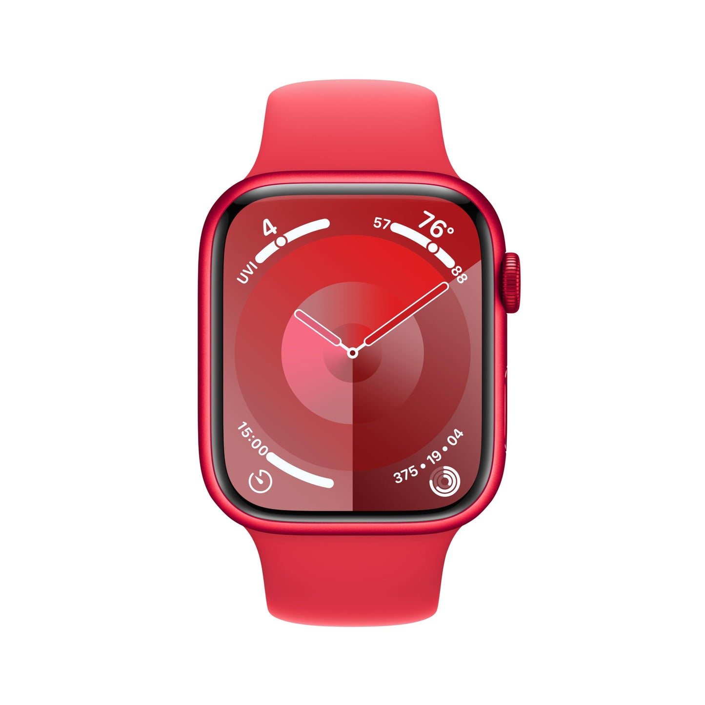 Apple Watch Series 9 GPS 45mm (PRODUCT)RED Aluminum Case with (PRODUCT)RED Sport Band - M/L (2023)