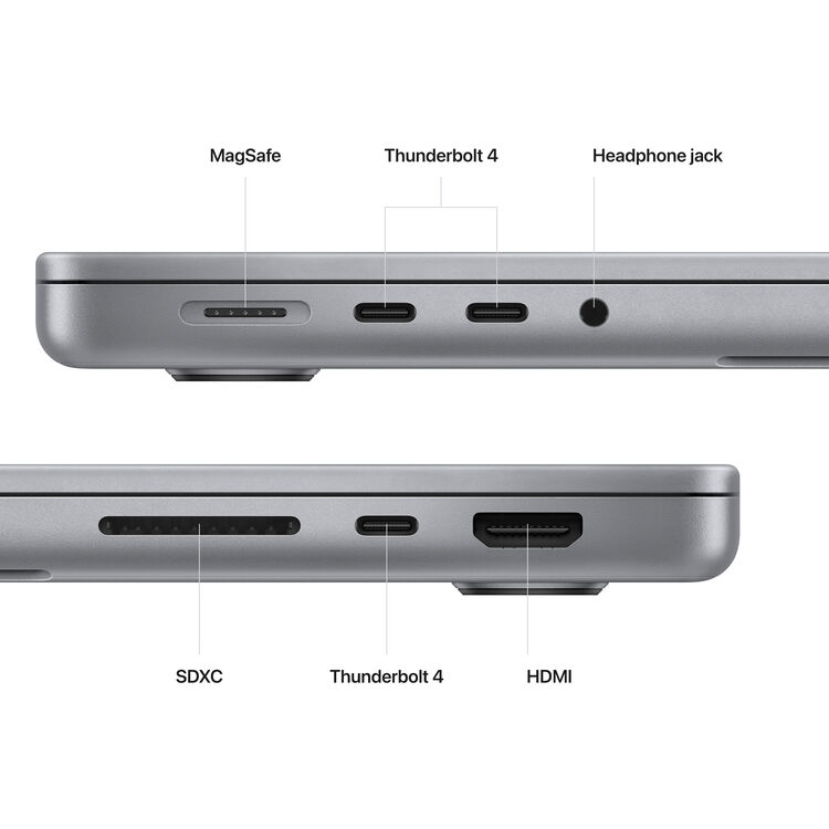 (CTO) Apple 14-in MacBook Pro: M2 Max 12-core CPU 30-core GPU 32GB 8TB Silver 96W - Z17K000P0 (Jan 23)