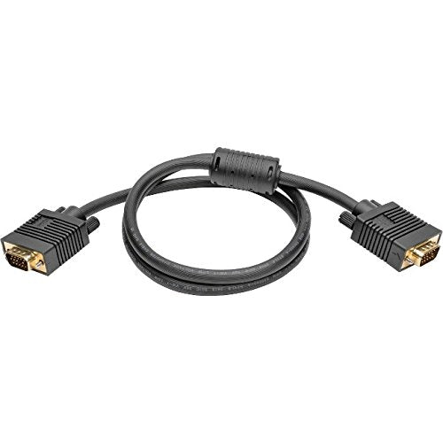 Tripp Lite 3ft VGA Coax Monitor Cable with RGB High Resolution HD15 M/M 3'