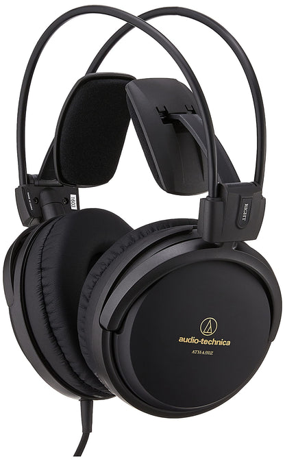 Audio-Technica ATH-A550Z Art Monitor Closed-Back Dynamic Headphones, Black