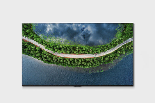 LG 77-in Gallery 4K UHD ThinQ AI OLED TV W/ A9 Gen 3 Intelligent Processor