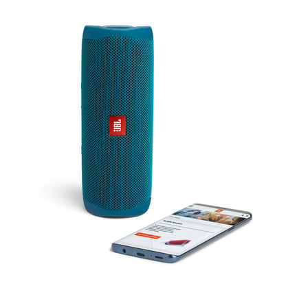 JBL Flip 5 Eco Portable Waterproof Bluetooth Speaker, Ocean Blue