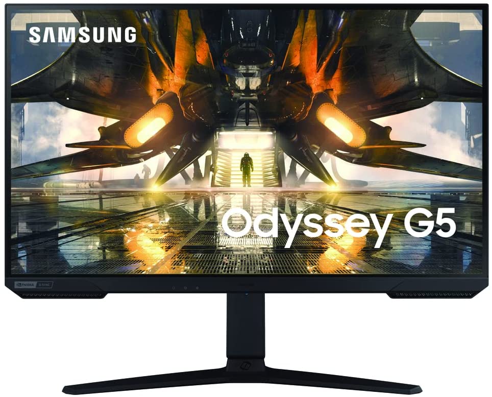 Samsung 27-in Odyssey G55A WQHD 1ms FreeSync Curved Gaming Monitor - LS27AG550ENXZA