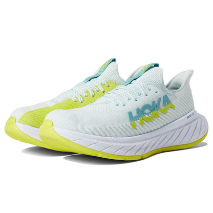 Hoka Carbon X 3 Women's Racing Running Shoe - Billowing Sail / Evening Primrose - Size 9.5