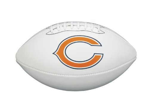 NFL Team Logo Autograph Football Chicago Bears