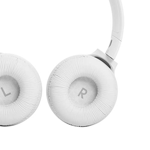 JBL Tune 510BT Bluetooth On-Ear Headphones with Purebass Sound - White