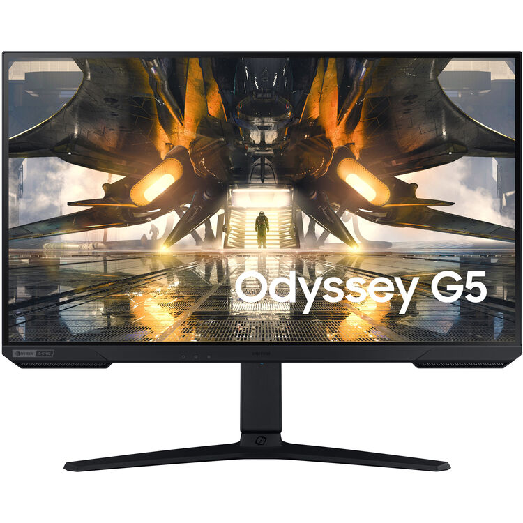 Samsung 32-in Odyssey G55A WQHD 1ms FreeSync Curved Gaming Monitor - LS32AG552ENXZA