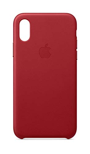 Apple Leather Case for iPhone X (Product) RED